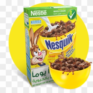Nestlé® Nesquik® Chocolate Breakfast Cereal - Nestle Corn Flakes Chocolate Clipart