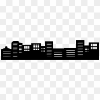 Silhouette City Buildings Png Image - Building Silhouette Clipart