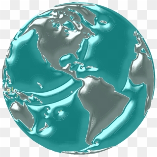World Blue Map Global Earth Png Image - Earth Clipart