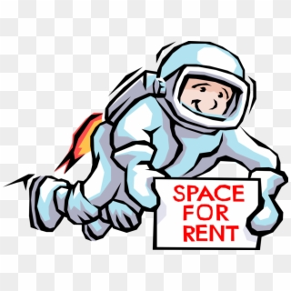 Vector Illustration Of Astronaut Spaceman With For - 插圖 太空 人 Clipart