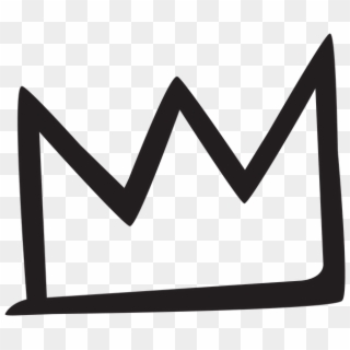 Basquiat Crown Png Transparent Background - Transparent Basquiat Crown Clipart