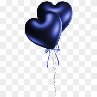 Download Blue Heart Balloons Png Images Background - Royal Blue Heart Balloons Clipart