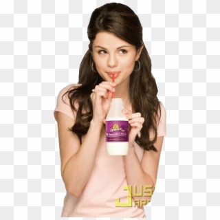 My October Png Celebrity - Selena Gomez Borden Milk Clipart