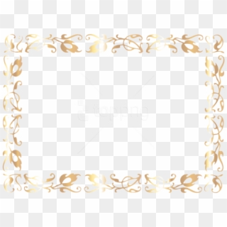 Free Png Download Border Deco Frame Clipart Png Photo - Gold Frame Template Png Transparent Png