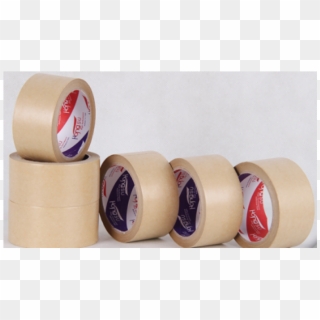Self-adhesive Brown Kraft Paper Tape - Label Clipart