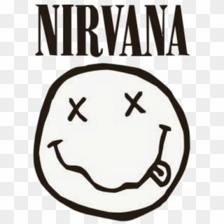 #nirvana #rock #rockband #love #smail - Stencil Nirvana Clipart
