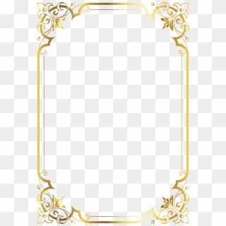 Borders And Frames - Transparent Transparent Background Border Png Clipart