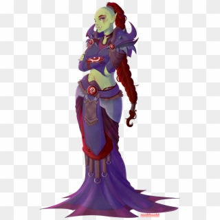Orc Warlock , Png Download - Orc Queen Clipart