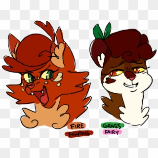 Shy Clipart Alone - Squirrelflight And Leafpool - Png Download
