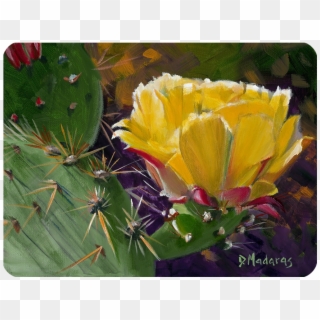 Prickly Pear Bloom Cutting Board Small By Madaras - Diana Madaras Clipart