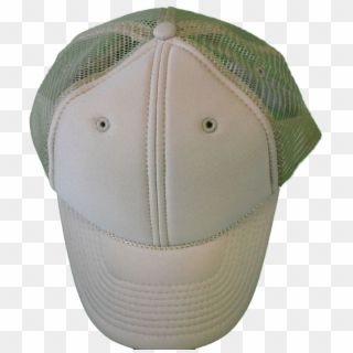 White Baseball Hat - Cap Top View Png Clipart
