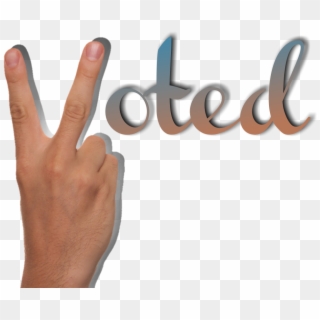 Voted Sticker - Sign Language Clipart
