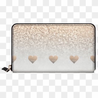 Dailyobjects Gatsby Gold Ombre White Hearts Women's - Heart Clipart