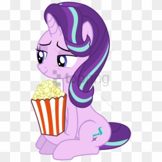 Free Png Starlight Glimmer Popcorn Png Image With Transparent - Starlight Glimmer Eating Popcorn Clipart