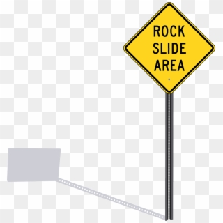 Road Slide Area Road Signs Png Image - Bus Stop Sign Board Png Clipart