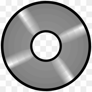 This Free Icons Png Design Of Optical Disc Schema - Cd Black And White Clipart
