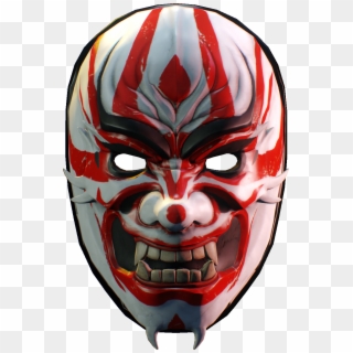 Payday 2 Mask Png - Payday 2 Yakuza Mask Clipart