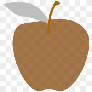 Brown Apple Svg Clip Arts 570 X 596 Px - Brown Apple Clipart - Png Download
