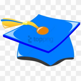 Free Png Gold Graduation Cap Png Png Images Transparent - Graduation Cap Blue And Gold Clipart