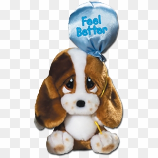 Feel Better Plush Sad Sam Basset Hound Stuffed Animal - Hope Your Tummy Feels Better Clipart