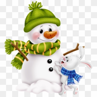 Snowman Png Transparent - Feliz Viernes Navideño Gif Clipart