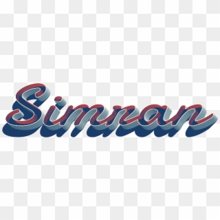 Simran Missing You Name Png - Sanam Name Clipart