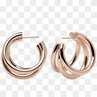 True Rose Gold Earrings - Earrings Clipart