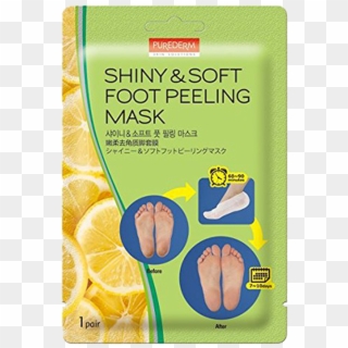 Lemon Shiny & Soft Foot Peeling Mask - Purederm Foot Peeling Mask Clipart