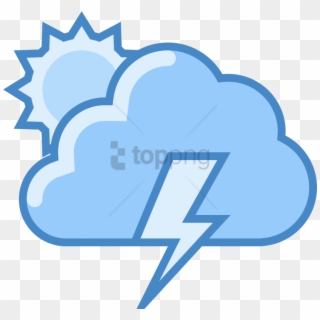 Free Png Stormy Weather Icon - Storm Icon Clipart