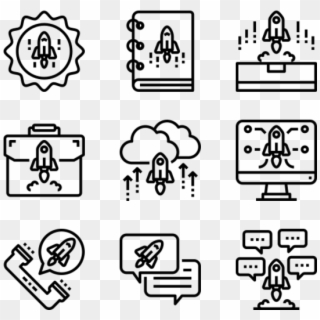 Startup - Free Icons Work Clipart