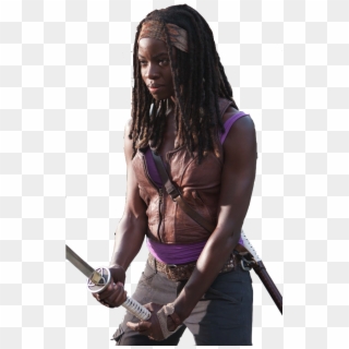 Png Michonne - Danai Jekesai Gurira The Walking Dead Clipart