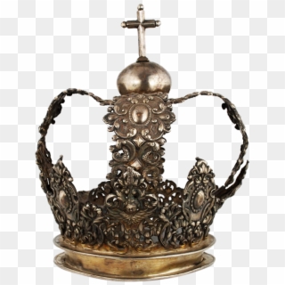 Antique Silver Crown Clipart