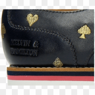 Derby Shoes Esther 10 Moroccan Blue Embrodery Poker - Wallet Clipart