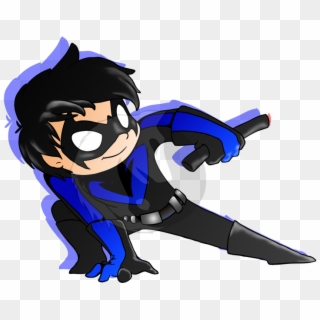 Chibi Nightwing Png - Nightwing Chibi Png Clipart