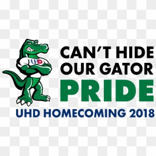 Homecoming University Of Houston Downtown Png Uhd Gator - Uhd Gator Clipart
