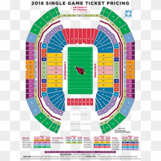 Lovely Arizona Cardinals Stadium Seating Chart On Cardinals - Arizona Cardinals Stadium Seating Clipart