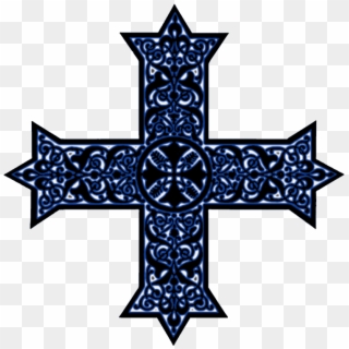Coptic Crosses In Black, White And Color Combinations - Cross Clipart