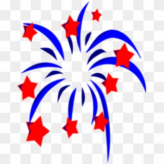 Fireworks Clip Gold - Fourth Of July Fireworks Icon - Png Download