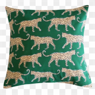 Leopard By Clairebella Pillows And - Green Leopard Clipart