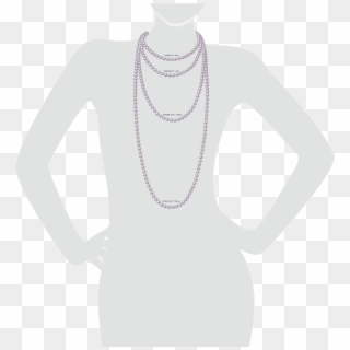 Cultured Pearls Necklaces Lengths - Chain Clipart