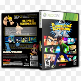 Punch Time Explosion Xl Box Art Cover - Xbox 360 Cartoon Network Clipart