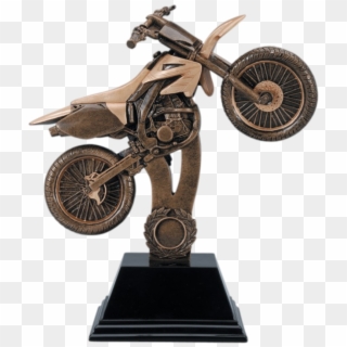 Dirtbike Resin Trophy - Figurine Clipart