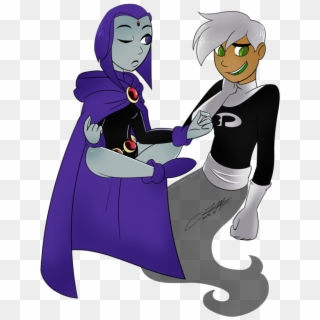 And Here's The Last Raven And Danny Picture I Found - Raven And Danny Phantom Fanfiction Clipart