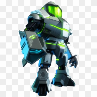 Metroid Prime Png - Metroid Prime Federation Force Green Clipart