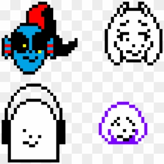 I Did It Again More Temmie Faces On Undertale Characters - Undertale Toriel Overworld Sprite Clipart