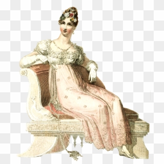 Jane Austen, Public Domain, Daenerys Targaryen - Regency Fashion Plates Clipart