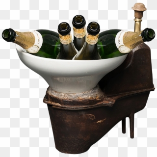 French Paris Champagne Bucket - Wine Rack Clipart