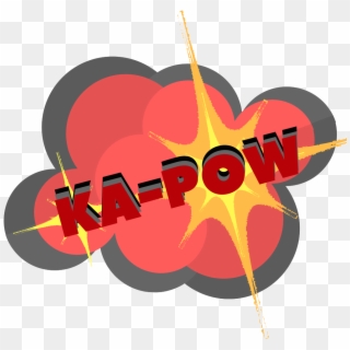 John Fixed One Image He Misspelled Kapow->pachow - Graphic Design Clipart