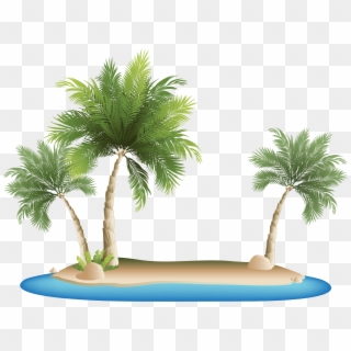 Islands Tropical Resort Clip Art Island Sea Ⓒ - Travel And Tours Background - Png Download