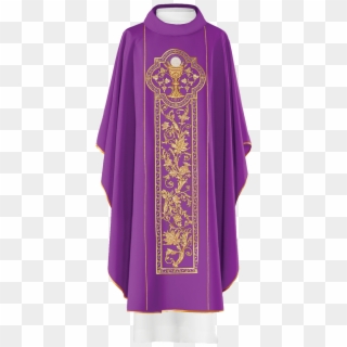 Gothic Chasuble With Gold Motif And Gold Embroidery - Chasuble Clipart